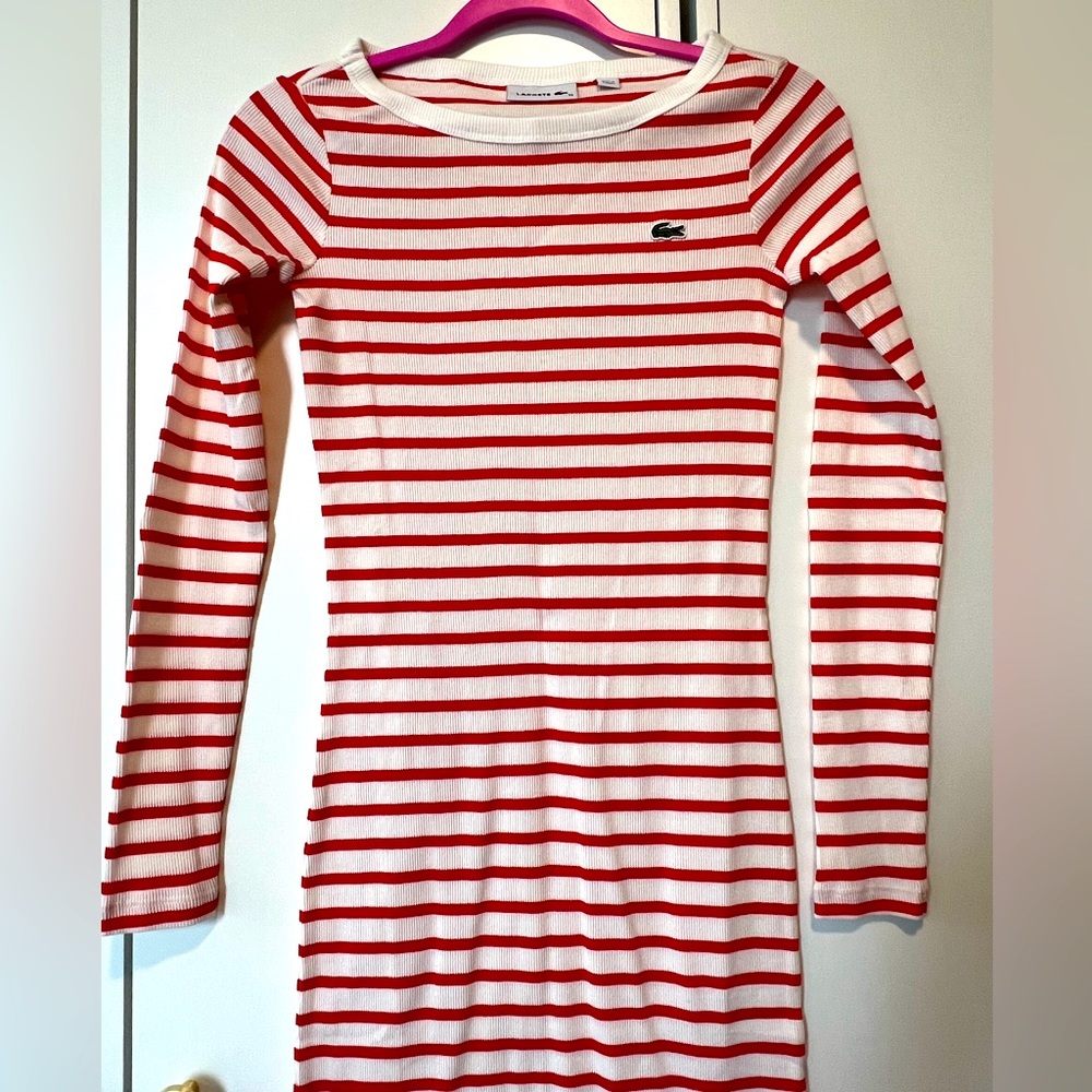 NWOT - Lacoste Stripe Dress